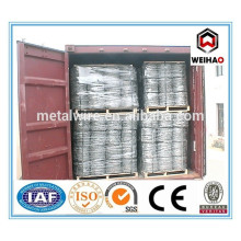 Anping barbed tape wire factory/Gal barbed wire from anping weihao